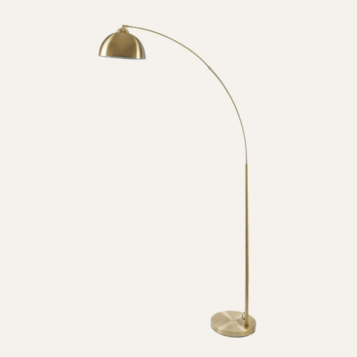 Antique Brass Arc Floor Lamp 79 inch